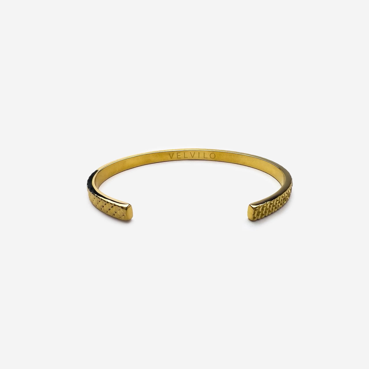 Scale Men's Bracelet Gold - Velvilo