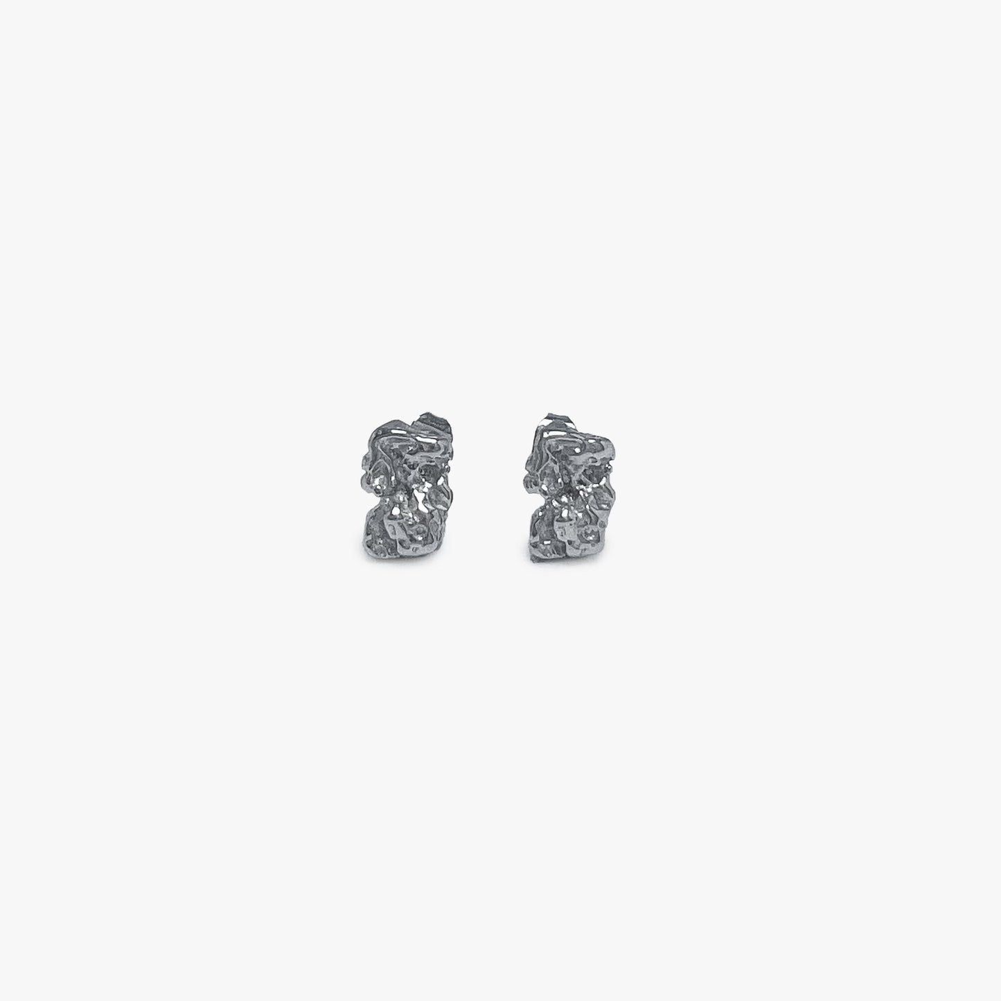 Sculpture Earring Silver