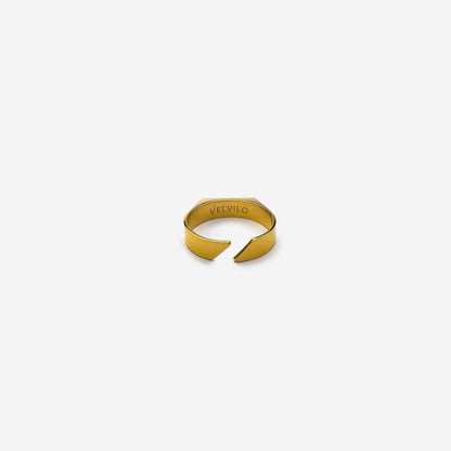 Signet Unisize Ring Gold - Velvilo