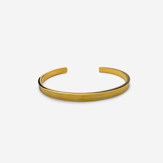 Striped Men's Bracelet Gold - Velvilo