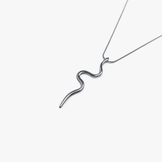 Sweet Snake Necklace Silver